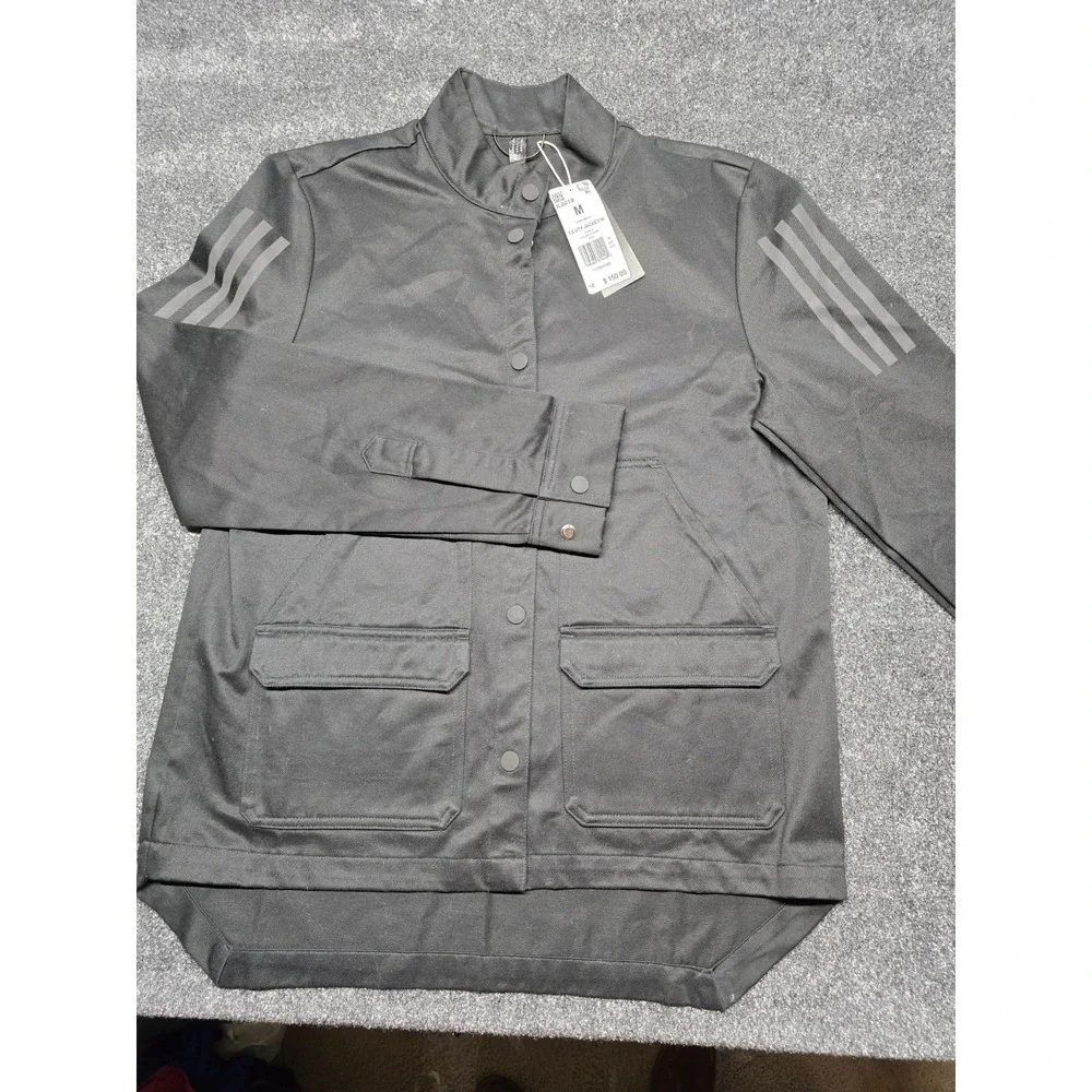 Adidas Trackstand Utility Cycling Jacket Gray Men's‎ Medium NWT $150